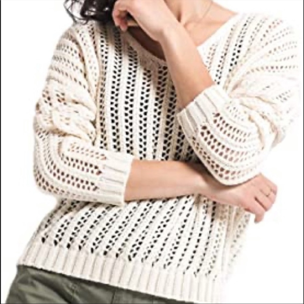 Forever 21 cream knit sweater